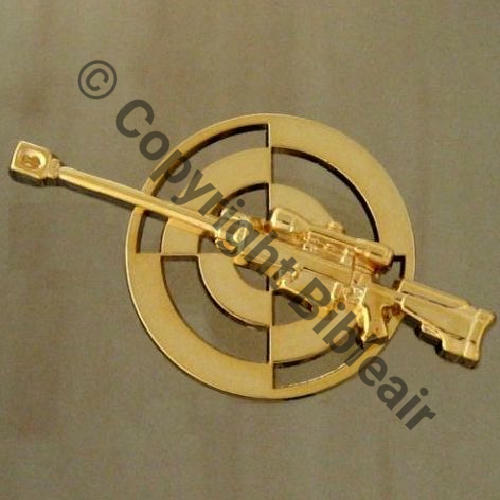 G0938 BREVET TIREUR ELITE MAC.MILAN.M87 DORE G0938 BOUSSEMART 2006 Attaches US Dos grenu etame SNH Src.insigneskb 18Eur(x3)