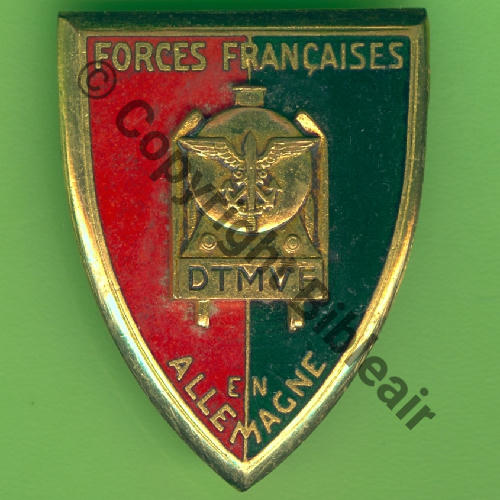 G1055  DTMVF TRAIN MILITAIRE FRANCAIS BERLIN  DrP+DPast Guilloche Src.Y.GENTY 10Eur08.21 