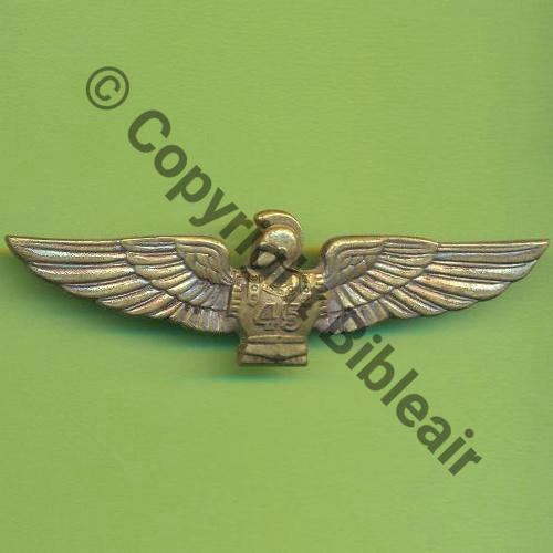 G1265 45e RGA 40.565 ISTRES  DrP en bas 2Anneaux Cuirasse emboutie Guilloche Bronze Sc.Y.GENTY 