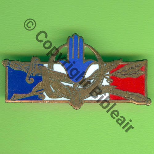 G1314 Forces Francaises AFN  A.V Editions PARIS Bol Dos lisse irreg Src.Y.GENTY 3Eur03.22 
