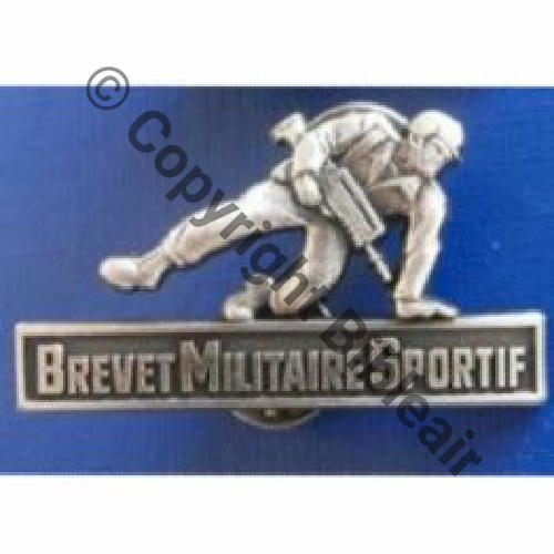 G1429  BREVET SPORTIF MILITAIRE ARGENT  AB.P GS... Src.p.mustang 8Eurinv 