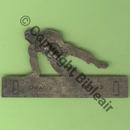 G1429  BREVET SPORTIF MILITAIRE ARGENT  DrP Bol petit Guilloche Src.Y.GENTY 