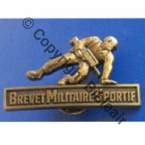G1429  BREVET SPORTIF MILITAIRE BRONZE  AB.P GS... Src.p.mustang 8Eurinv