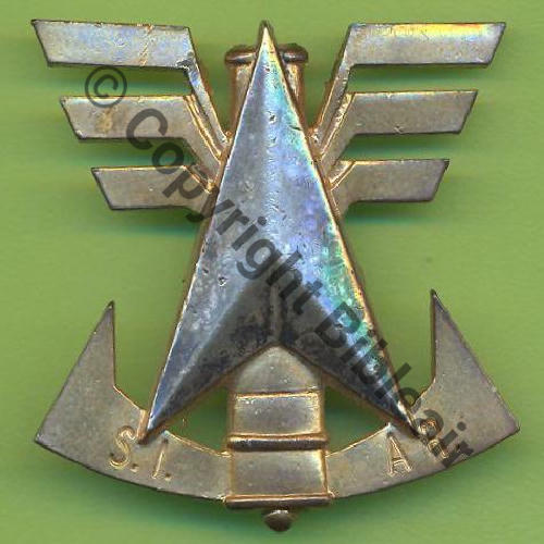 G2389  SERVICE SURVEILLANCE INDUSTRIELS de ARMEMENT  AB.P  2Anneaux Dos lisse Embouti Sc.Y.GENTY 13Eur.1.11 