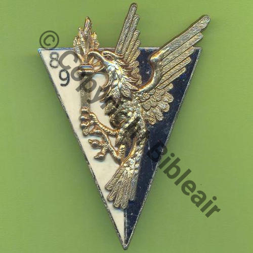 G2467 S.D.E.C.E. 89e Bat services  DrP Bol allonge Dos lisse 67x50mm Src.Y.GENTY 19Eur(x6) 