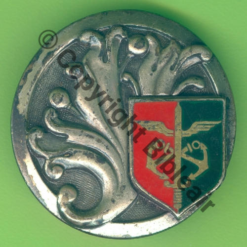 G2889 COMMISSARIAT FFA  DRAGO Bol Guilloche Embouti Src.Y.GENTY 5Eur04.22 