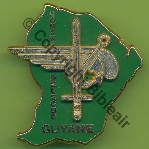 G3579 COMSUP DELEGUE GUYANE  DrNMV Dos Virgules 8Eur10.07 