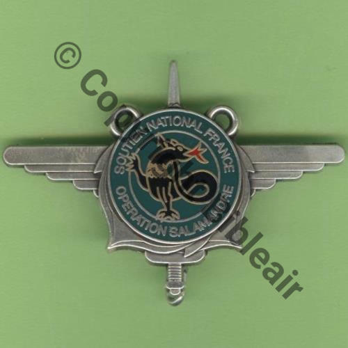 G4726  SOUTIEN NATIONAL FRANCE OPEX SALAMANDRE  PICHARD BALME Griffes et butees Dos irreg scintillant Src.Y.GENTY  10Eur09.15