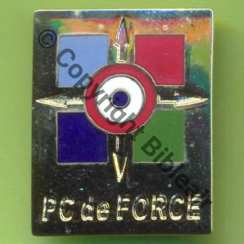 G4796 ETAT MAJOR INTERARMEES PC FORCES CREIL NH  AB Tambour Dos lisse G4796 Src.Y.GENTY 8Eur09.13 