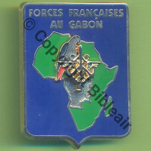 G5011FORCES FRANCAISES GABON  AB Griffes et butees Dos scintillant Src.Y.GENTY  10Eur11.14 
