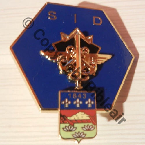G5111 SID GUYANE Fab SELVA AMAZONIA 2Attache PINS Dos lisse irreg scintillant Src.mian04nou 35EurInv 