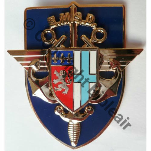 G5169 EMSD LYON  AB 2Attaches PINS Dos scintillant Src.france.militaria 50Eur(x3)