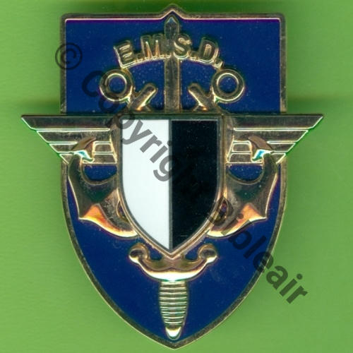 G5171 EMSD METZ AB 2Attaches PINS Dos scintillant Dore Src.Y.GENTY 16Eur(x2)
