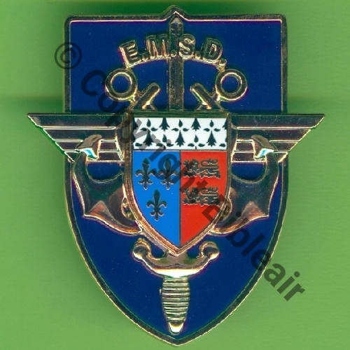 G5172 EMSD RENNES  AB 2Attaches PINS Dos scintillant Src.Y.GENTY 42Eur(x4) 
