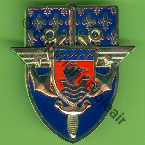 G5173 EMSD PARIS BDD IDF  AB 2Attaches PINS Dos scintillant dore Src.Y.GENTY 15Eur(x2) 