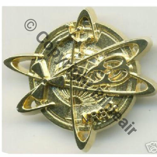 GS.176 BREVET AGUERRISSEMENT NRBC OR  AB 2Attach PINS Dos irreg scintillant  Src.camy2604  31Eur06.07
