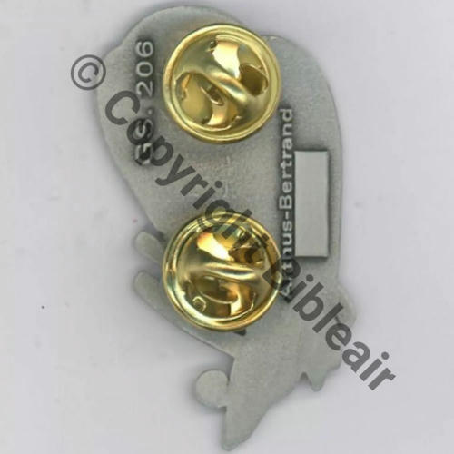 GS.206 SPECIALISTE INTERPRETATEUR IMAGE  AB.P 2Attach PINS dos irreg scintillant Src.cartonsenna 82Eur11.17 