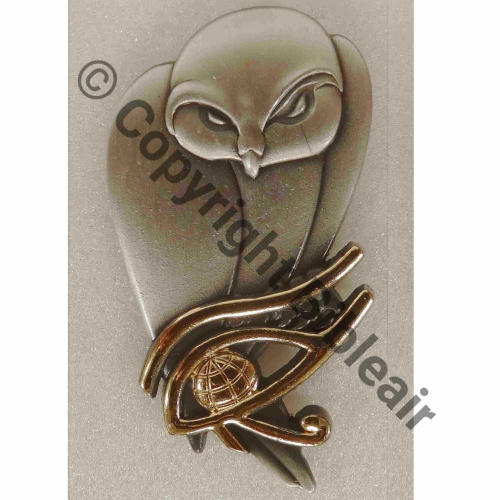 GS.206 SPECIALISTE INTERPRETATEUR IMAGE  AB.P 2Attach PINS dos irreg scintillant Src.cartonsenna 82Eur11.17 