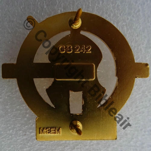 GS.242 CSFM  MSEM 2attach PINS Dos lisse Src.P.GOUT 30EurInv 
