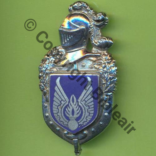 H0696 GENDARMERIE DE AIR  AB Rue LOUIS.xxx 2Anneaux Dos lisse irreg Embouti Sc.Y.GENTY 