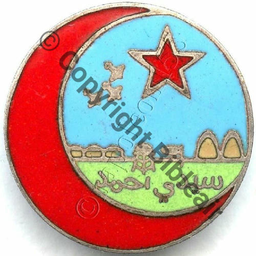 TUNISIE BIZERTE SIDI AHMED   NH BA205 BG313 BEq308 Inscrip arabe A.AUGIS ST.BARTH LYON 3Lignes 2Anno Dos grenu Src.STELLA 166Eur02.18) 