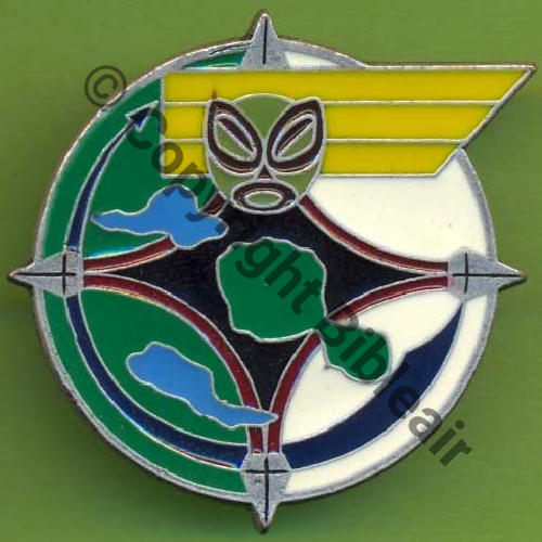 COMAIR POLYNESIE FRANCAISE FAAA NH Masque Vert  SM Apparente Sachet FIA Tambour rivete Dos lisse Sc.Y.GENTY  20Eur10.06 