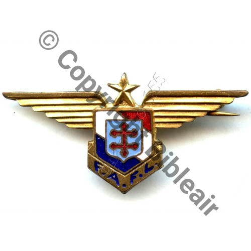 FAFL Grave F.A.F.L. 44x21mm  SM Eping bascule bijoutier depasse Dos lisse irreg Sans No  Src.STELLA 14Eur04.16 