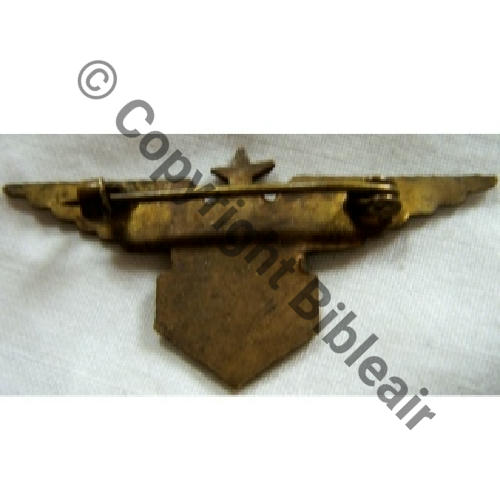 FAFL Grave F.A.F.L. 45x22mm  SM Eping bascule bijoutier Dos lisse irreg Sans No DOS Sc.quivivefrance 75EurInv
