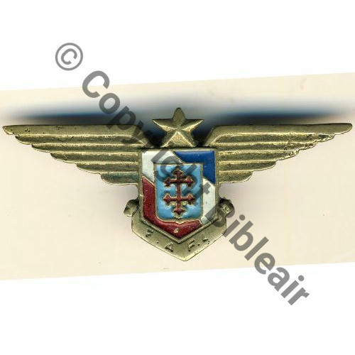 FAFL Grave F.AF.L  Bleu et Rouge inverses Fab Loc Peint Eping soudee absente Dos lisse irreg Src.Ph.BARTLETT 121Eur11.14 
