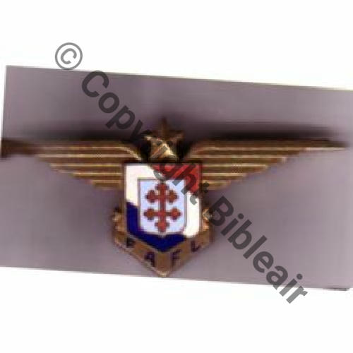 FAFL Grave FAFL.  Gd Modele 64x30mm SM Eping bascule deborde Dos lisse irreg No7589 Sc.elv250 51Eur10.09