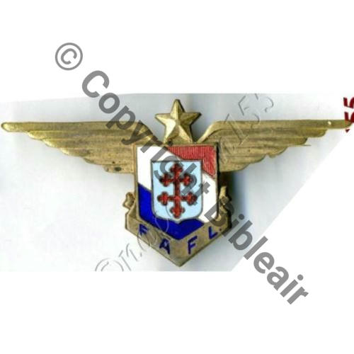 FAFL Grave FAFL.  Gd Modele 64x30mm SM Eping bascule ne deborde pas Dos lisse irreg No6439 Sc.STELLA 84Eur(x2)