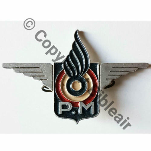 GEND  PREVOTE SECTEUR AIR No2 1939  A.AUGIS LYON ST.BARTH 2Lig 2Griffes Alu peint Dos grenu No33 Src.marsoin1958 1500EurInv 