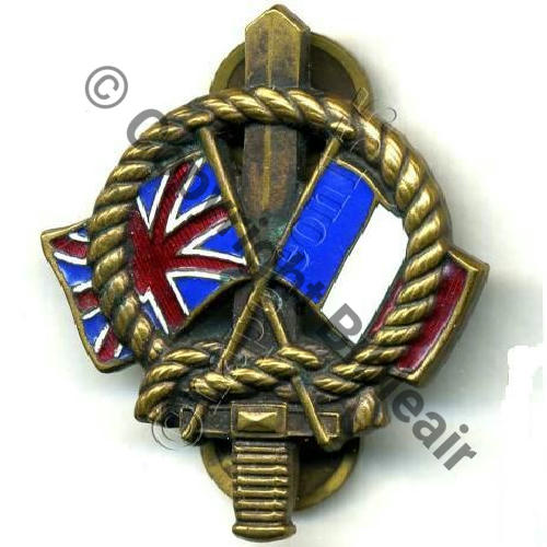 MISS MIL FRANC du CORPS EXPED  BRIT en FRANCE  2Vis JANVIER BERCHOT Sc.STELLA  72Eur(x2) 