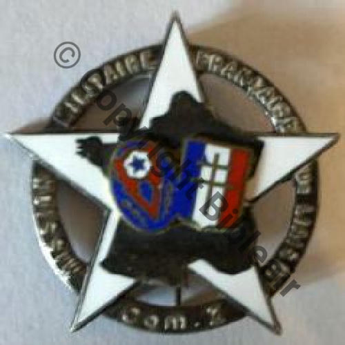 Mission Militaire Francaise de Liaison ComZ  CHOBILLON Eping bascule No231 +Signature Dos lisse irreg  Sc.603bnbc 301Eur10.07
