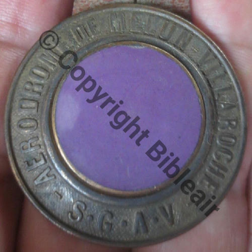 MELUN VILLAROCHE NH SGAV CEV Badge Violet  AB.P...  Src.bfn1 34Eur05.18 