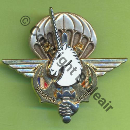 COTE IVOIRE  NH OPE LICORNE  BOUSSEMART 2002 Griffes et butees Dos irreg Sc.Y.GENTY  