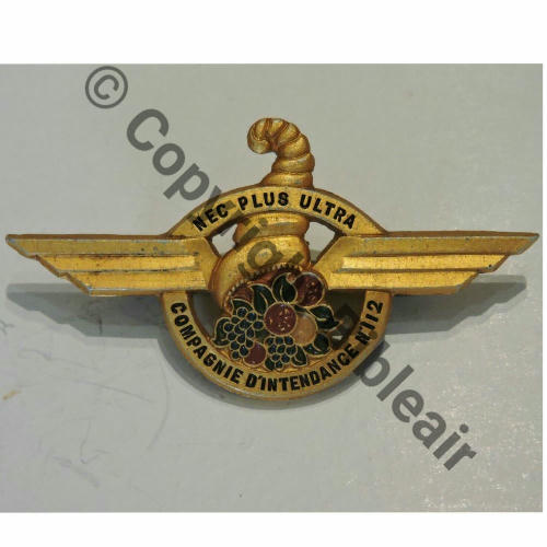 Cie INTENDANCE 112  REIMS Alu peint A.AUGIS LYON 1Ligne Deux griffes Dos grenu NH Src.zoupat 99Eur(x3) 