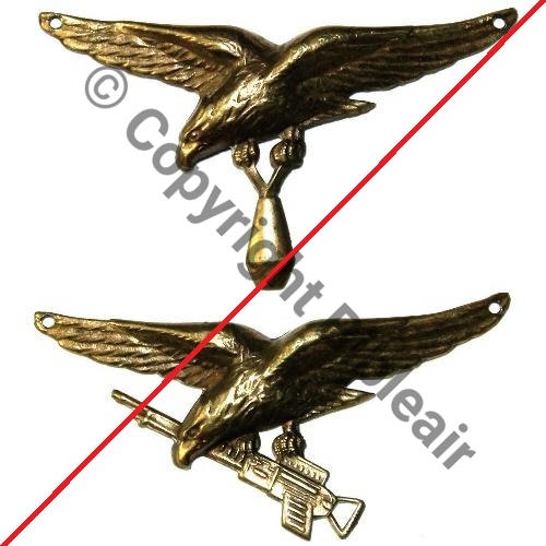 BREVET TIREUR ELITE SOIT DISANT MITRAILLEUR ET BOMBARDIER  SM Trou a coudre Dos lisse irreg Embouti VENDEUR RECELEUR sidmau 49EurInv