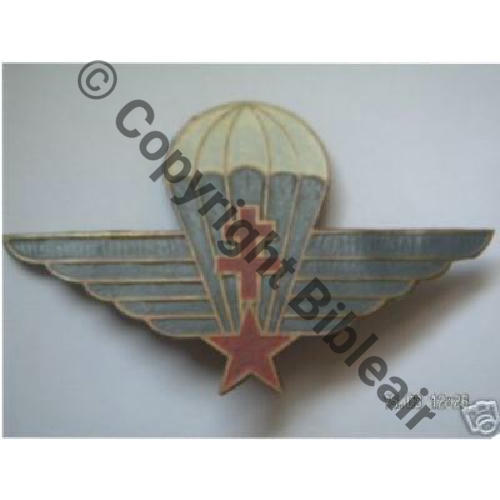 BREVET PARA FFL 1944 ou INDO Dos lisse Bol rectangle Tole fine gravee a acide et peint Sc.zozor53 99EurInv 