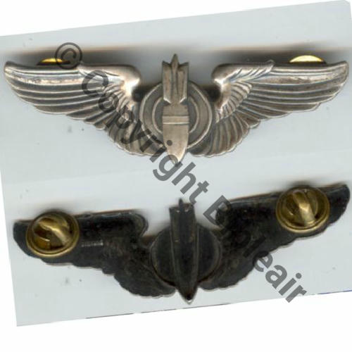 BREVET AMERICAIN BOMBARDIER STERLING 2Attach PINS Dos lisse Src.arsenree 30Eur09.14 
