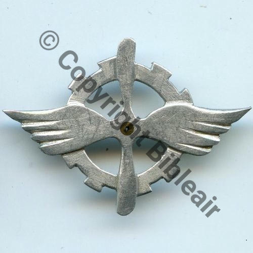 BREVET FANTAISIE MECANICIEN AEROSTIER...  FAB PERSO Sans attache Dos lisse 34x48mm Src.tess7411 37Eur10.15