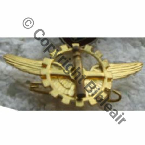 BREVET MECA AVION FANTAISIE QUILLE DORE  SM  Epingle  Src.youki02 4Eur02.13