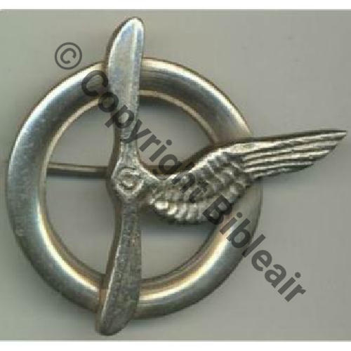 BREVET MEMBRE EQUIPAGE AVION & DIRIGEABLE  SM Dos lisse Eping Basc 47Eur06.05