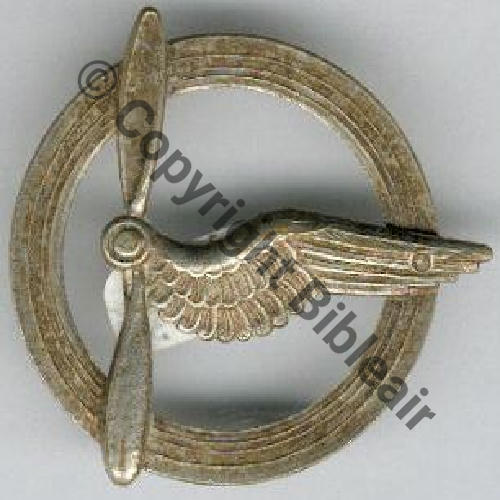 BREVET MEMBRE EQUIPAGE AVION & DIRIGEABLE  SM