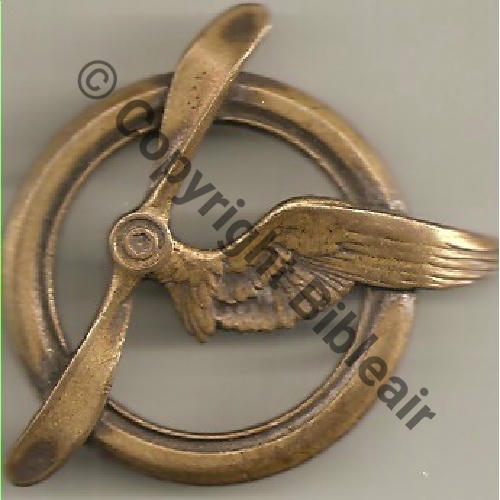 BREVET MEMBRE EQUIPAGE AVION & DIRIGEABLE No11325  SM 2ANNEAUX Dos lisse No11325 2.5.37  Sc.03volet2008 51Eur05.08