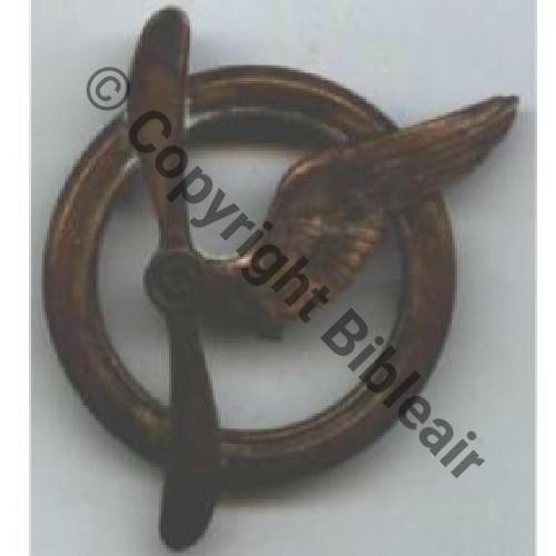 BREVET MEMBRE EQUIPAGE AVION & DIRIGEABLE No13130  SM 2Anneaux Dos lisse 152Eur02.07