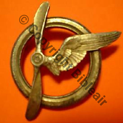 BREVET MEMBRE EQUIPAGE AVION & DIRIGEABLE No13900  SM 2ANNEAUX Dos lisse Aile emboutie leger No13900 SGC JEAN... 36mm  Sc.histomar69 52Eur06.08