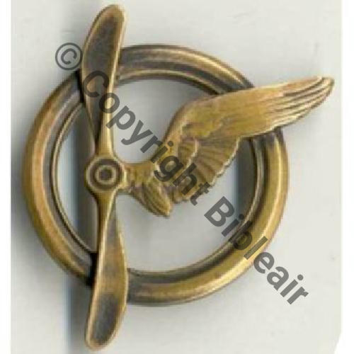 BREVET MEMBRE EQUIPAGE AVION & DIRIGEABLE No14281  SM 2ANNEAUX 35mm 46Eur03.06