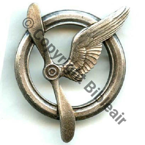 BREVET MEMBRE EQUIPAGE AVION & DIRIGEABLE No17317  SM 2Anneaux Dos lisse Sc.STELLA 67Eur03.09 