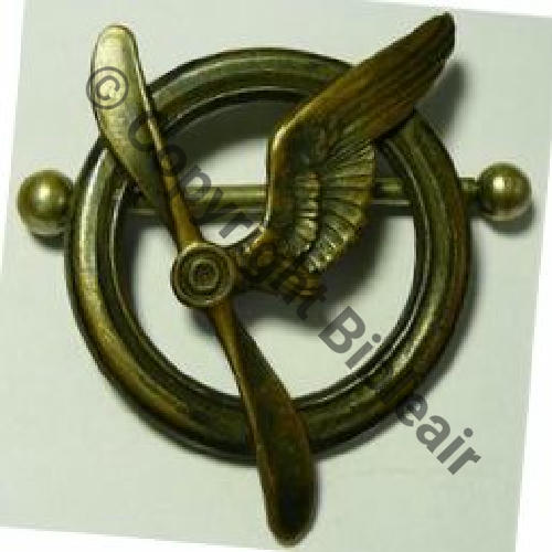 BREVET MEMBRE EQUIPAGE AVION & DIRIGEABLE No5832  SM 2ANNEAUX Dos lisse Src.propeller520 75EurInv